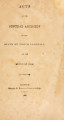 Acts passed by the General Assembly of the State of North Carolina [1832-1833] Laws of the State of North-Carolina.