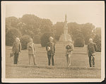 Col. J.A. Pattee and his "Old Soldier Fiddlers" in the National Cemetery at Gettysburg reunion, July 1st to 9th, 1913