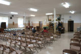 Green Street Baptist Church: interior of the education wing, lower level, northwest corner