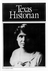 The Texas Historian, Volume 52, Number 2, November 1991