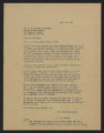 General Correspondence of the Director, Last Name M, July 1949 - June 1950