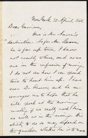 Letter to] Dear Garrison [manuscript