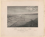 Birds-eye view, of the camp of the "army of occupation" near Corpus Christi, Texas, as in October 1845 (from the north) commanded by Genl. Taylor