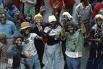 Painted faces at the Blacks and Whites Carnival, Nariño, Colombia, 1979