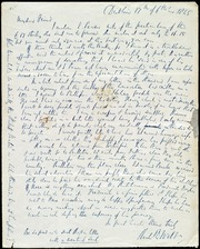 Letter to] My dear Friend [manuscript