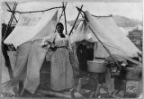 Laundry woman during gold rush, ca. 1902