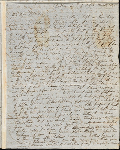 Letter from Richard Davis Webb, Dublin, [Ireland], to William Lloyd Garrison and Oliver Johnson, 1841 [May] 30th