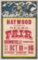 Gladstone Exposition Shows at the Haywood County Negro Fair