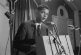 Julian Bond speaks to USC students in Columbia