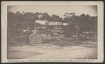 General Q.A. Gillmore's head quarters, Folly Island, S.C. Description: Cage of the Eagle presented by the 47th N.Y. Vols. to Gen. Gillmore; in the left foreground. Also a good view of the palmetto tree is found /