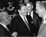 Gilbert Lindsay, Ronald Reagan, Kenneth Hahn, and John Ferraro, Los Angeles