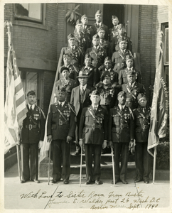 Theodore M. Sullivan with his American Legion Post