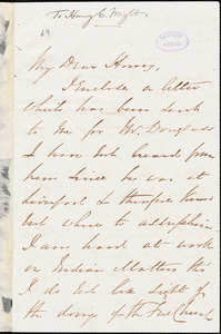 Letter from George Thompson, London, [England], to Henry Clarke Wright, 1846 July 15