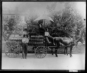 Photograph of William Lawrence Harley, an employee of the Coca-Cola Bottling Co., Savannah, Chatham County, Georgia, ca. 1900