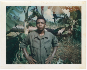 Photograph of an American soldier in Vietnam