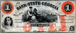 1 Dollar, Bank of the State of Georgia, United States, 1861