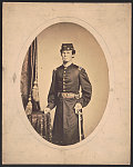 [Unidentified soldier in Union uniform with sword]