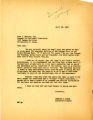 Letter of 1957 April 29