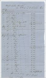 Receipt for payment from John Cocke to W. T. and S. V. Webb, January 9, 1860