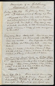 Memoranda of an antislavery movement in Leicester [manuscript]