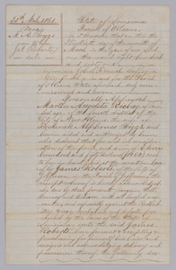 Deed of sale for an enslaved man named John