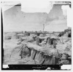 [Petersburg, Va. Interior of Fort Sedgwick, with bomb-proof quarters of garrison]