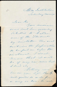 Letter from Julius O. Beardslee, Mico Institution, [Kingston, Jamaica], to Amos Augustus Phelps