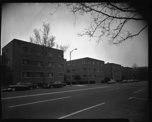 Winston Childs, Views of Aspen Court Apartments, April 22, 1964 [cellulose acetate photonegative]