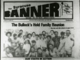 Syracuse Banner clipping. Bullock family Reunion.