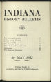 Indiana history bulletin, volume 29, number 05, May 1952