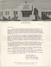 Letter from Albert N. Brooks, 1960