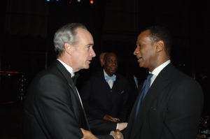 Assignment: 48-DPA-04-11-08_SOI_K_Af-Am_Exp] Fundraising gala for the National Park Foundation's African American Experience Fund (AAEF) at the Rainbow Room in Rockefeller Center, New York City, New York, where Secretary Dirk Kempthorne [joined former U.S. Ambassador to the United Nations and civil rights leader Andrew Young, former Assistant Secretary of Labor and Little Rock school integration pioneer Ernest Green, Coca-Cola Company Vice President Ingrid Saunders Jones, public television news correspondent and moderator Gwen Ifill, and AAEF Board of Trustees Chairman Robert Harris among the dignitaries on hand] [48-DPA-04-11-08_SOI_K_Af-Am_Exp_IOD_3360.JPG
