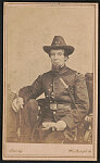 [Unidentified soldier of Union Medical Service in uniform with medical sword]