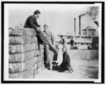 [Harry Houdini on a wharf in New Orleans, Louisiana]