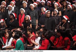 Choir and Orchestra on Stage