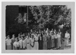 Photograph of the Ting-O-Ling club members, Manchester, Georgia, 1953