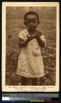 Young girl in a white dress, Gabon, ca.1900-1930