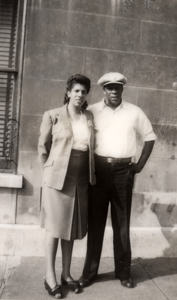 Margaret Harris and Howard "Pop" Brown in Manhattan, New York