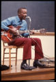 James "Son" Thomas, Pat Thomas, Ray Lum, Joe Cooper, William R. Ferris. Performance at Yale, American Folklife Festival in Washington, D.C., filming life in Leland, Miss., 1974.(Box 10 Ferris 034)