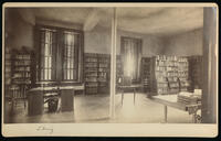 Graves Library, Interior, circa 1880