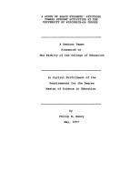 A study of black students' attitudes toward student activities at the University of Wisconsin-La Crosse