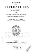 Histoire des littératures étrangères...