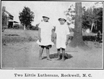 Two little Lutherans, Rockwell, N.C