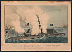 Terrific combat between the "Monitor" 2 guns &amp; "Merrimac" 10 guns The first fight between iron clad ships of war, in Hampton Roads, March 9th 1862, in which the little "Monitor" whipped the "Merrimac" and the whole " school" of Rebel steamers.