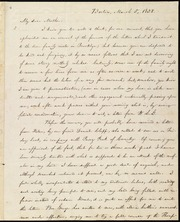 Letter to] My dear Mother [manuscript