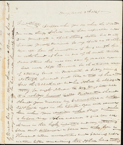 Letter from William P. Weeks, Derry, [New Hampshire], to Amos Augustus Phelps, 1829 March 8