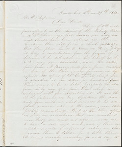 Letter from C. Austin Joy, Nantucket, [Massachusetts], to Maria Weston, 1842 Nov[ember] 29