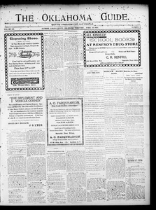 The Oklahoma Guide. (Guthrie, Okla. Terr.), Vol. 12, No. 5, Ed. 1 Thursday, April 13, 1905 The Okla. Guide