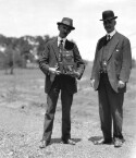 B.C. Caldwell and A.T. Stovall at Okolona Industrial School