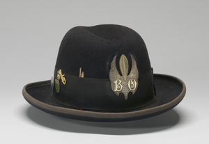 Felt hat with medallion worn by Bo Diddley